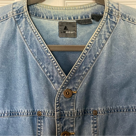 Vintage Denim Button-Up Jacket - Picture 6 of 11